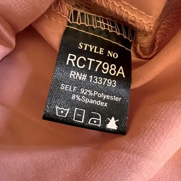 POL Pink lace Embellished Sleeveless Tank Top NWOT has small deodorant markings - Picture 5 of 7